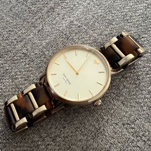 Kate Spade tortoise/gold watch
